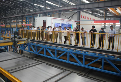 新鄉市綠色建筑協會參觀調研美好房屋制造裝配智造新鄉工廠